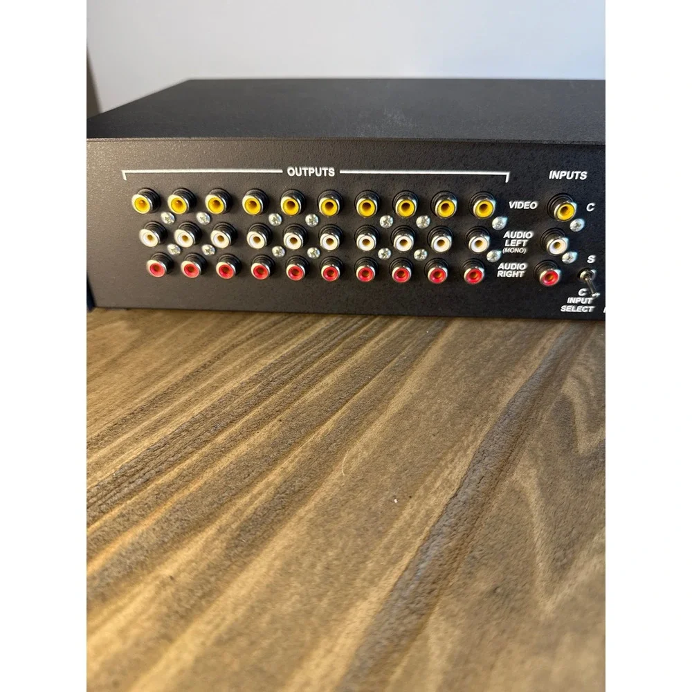 VTG Elite Video SD-11 Duplication Station Distribution Amp Black W/Power Adapter